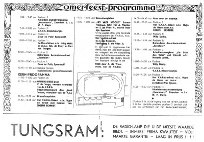 VARA Zomerfeest 1936