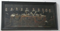 Schilderij de regenten van de Sint Joriskerk